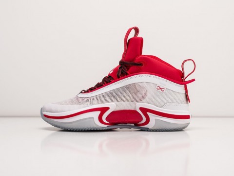 Мужские кроссовки Nike Air Jordan XXXVI White / Gym Red (40-45 размер)