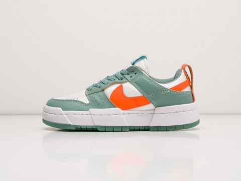 Nike SB Dunk Low Disrupt WMNS White / Green / Orange артикул 23213 Nike SB Dunk Low Disrupt WMNS White / Green / Orange артикул 23213