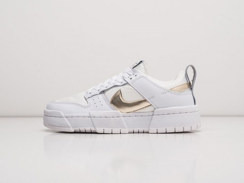 Nike SB Dunk Low Disrupt WMNS White / Gold артикул 23215