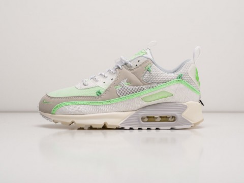 Мужские кроссовки Nike Air Max 90 Neon Green White / Grey / Mint (40-45 размер)