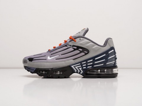 Nike Air Max Plus 3 Grey / Black / Orange артикул 23227