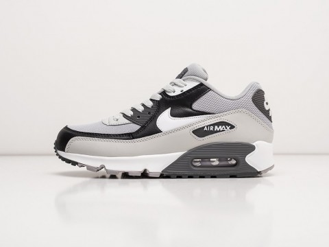 Мужские кроссовки Nike Air Max 90 Grey / Black / White (40-45 размер)