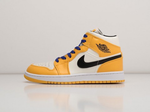 Женские кроссовки Nike Air Jordan 1 WMNS желтые Женские кроссовки Nike Air Jordan 1 WMNS желтые
