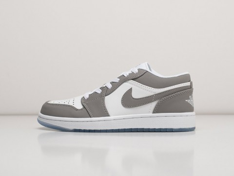 Женские кроссовки Nike Air Jordan 1 Low WMNS Grey / White (36-40 размер)