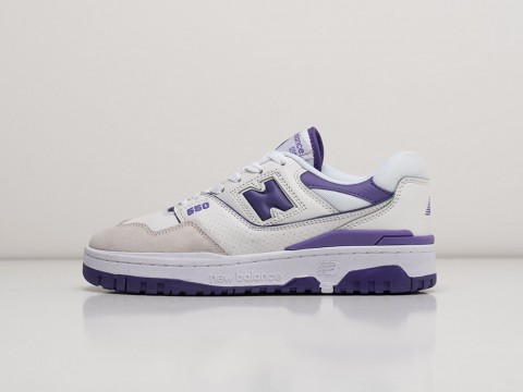 New Balance 550 WMNS White / Purple артикул 23391