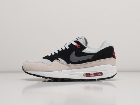 Nike Air Max 1 черные замша мужские (40-45)