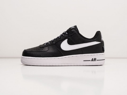 Nike Air Force 1 Low черные кожа мужские (40-45) Nike Air Force 1 Low черные кожа мужские (40-45)