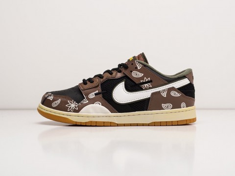 Nike SB Dunk Low Scrap коричневые замша мужские (40-45)