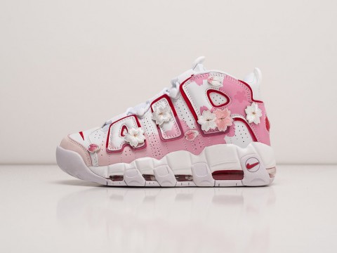 Женские кроссовки Nike Air More Uptempo WMNS White / Pink (36-40 размер)