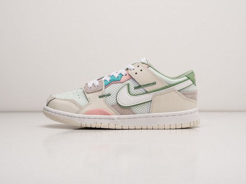 Женские кроссовки Nike SB Dunk Low Scrap WMNS белые Женские кроссовки Nike SB Dunk Low Scrap WMNS белые