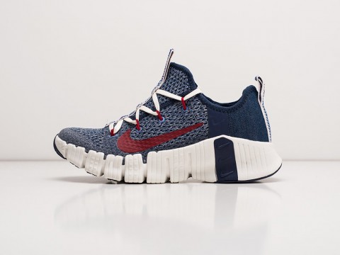 Мужские кроссовки Nike Free Metcon 4 Blue / White / Red (40-45 размер) фото