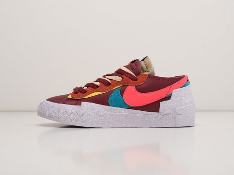 Nike x Kaws x Sacai Blazer Low WMNS бордовые текстиль женские (36-40) Nike x Kaws x Sacai Blazer Low WMNS бордовые текстиль женские (36-40)