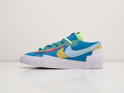 Nike x Kaws x Sacai Blazer Low Neptune Blue синие текстиль мужские (40-45) Nike x Kaws x Sacai Blazer Low Neptune Blue синие текстиль мужские (40-45)