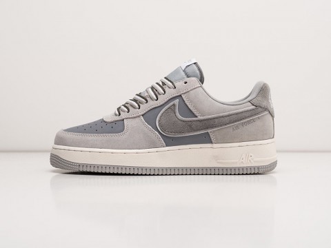 Мужские кроссовки Nike Air Force 1 Low Grey / Grey Fog / White (40-45 размер)