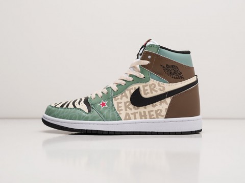 Nike Air Jordan 1 разноцветные кожа мужские (40-45) Nike Air Jordan 1 разноцветные кожа мужские (40-45)
