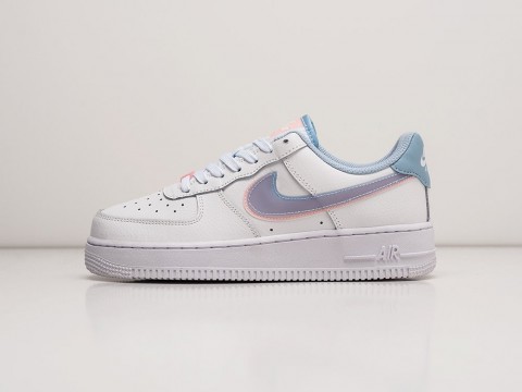 Женские кроссовки Nike Air Force 1 Low WMNS White / Blue / Pink (36-40 размер)