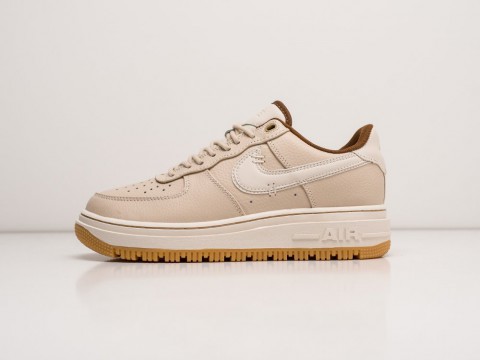 Nike Air Force 1 Luxe Low Beige / White / Gum артикул 23757