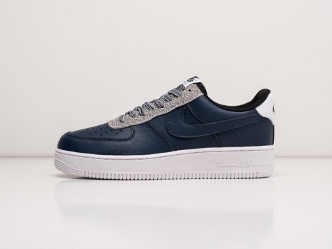 Nike Air Force 1 Low синие кожа мужские (40-45)