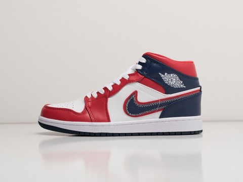 Nike Air Jordan 1 Mid USA разноцветные кожа мужские (40-45) Nike Air Jordan 1 Mid USA разноцветные кожа мужские (40-45)