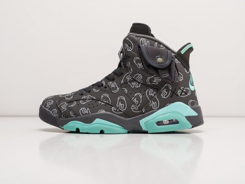 Nike Air Jordan 6 серые кожа мужские (40-45) Nike Air Jordan 6 серые кожа мужские (40-45)