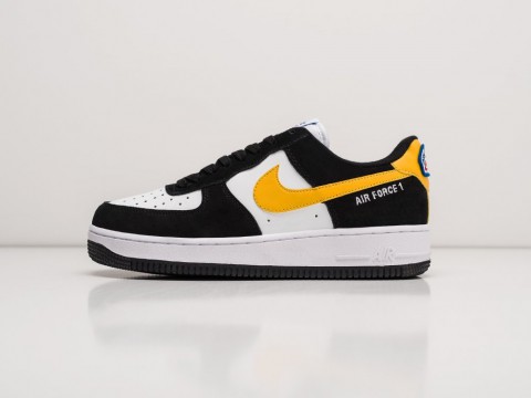 Мужские кроссовки Nike Air Force 1 Low Atletic Club Black / White / Yellow (40-45 размер)