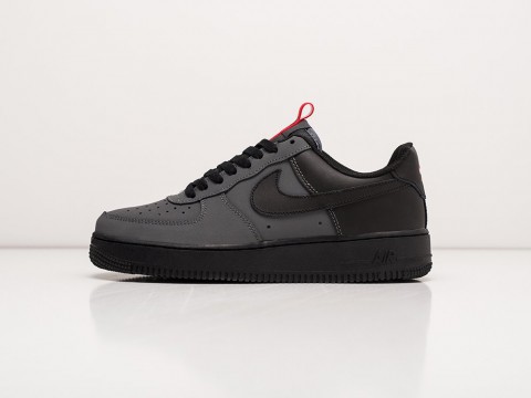 Nike Air Force 1 Low Grey / Black артикул 23812