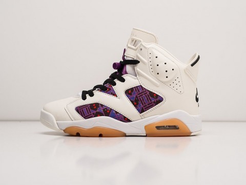 Мужские кроссовки Nike Air Jordan 6 Quai 54 белые Мужские кроссовки Nike Air Jordan 6 Quai 54 белые
