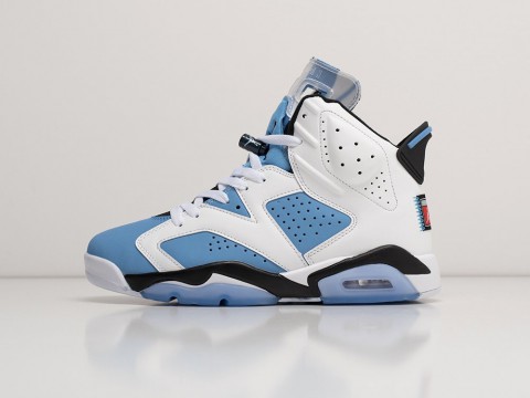 Мужские кроссовки Nike Air Jordan 6 голубые Мужские кроссовки Nike Air Jordan 6 голубые