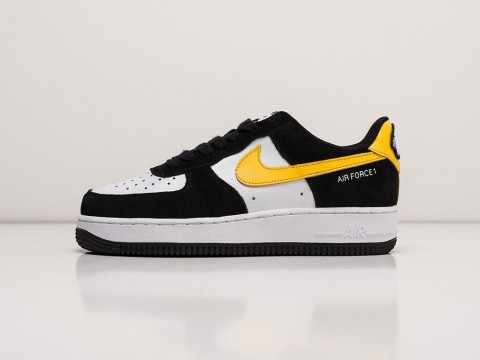 Женские кроссовки Nike Air Force 1 Low Athletic Club WMNS Black / White / Yellow (36-40 размер)