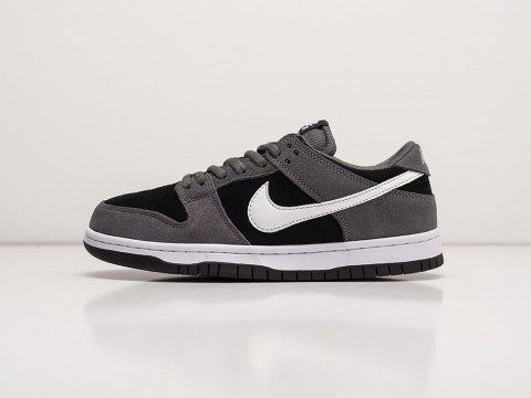 Мужские кроссовки Nike SB Dunk Low Grey / Black / White - фото