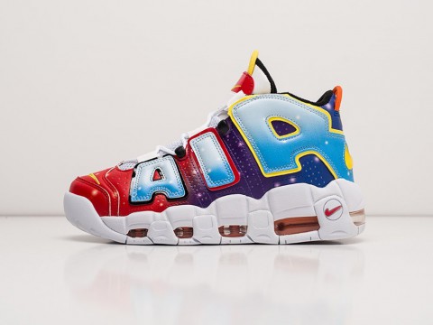 Nike Air More Uptempo Red / Purple / White / Blue
