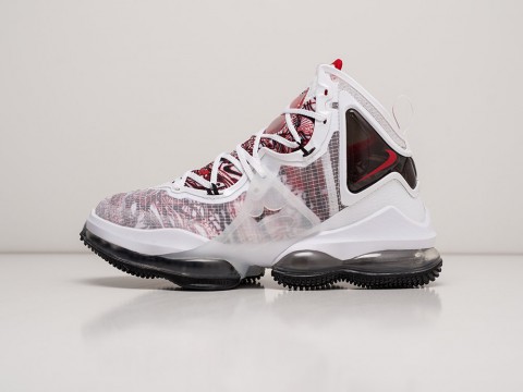 Мужские кроссовки Nike Lebron XIX White / Red / Black (40-45 размер) фото