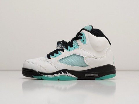 Женские кроссовки Nike Air Jordan 5 Island Green WMNS белые Женские кроссовки Nike Air Jordan 5 Island Green WMNS белые