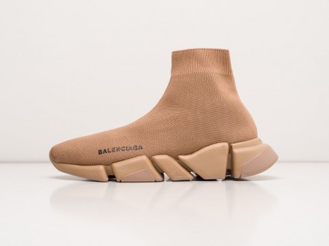 Мужские кроссовки Balenciaga Speed 2.0 бежевые