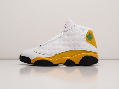 Nike Air Jordan 13 Retro Del Sol White / University Red / Del Sol / Black артикул 23985 Nike Air Jordan 13 Retro Del Sol White / University Red / Del Sol / Black артикул 23985