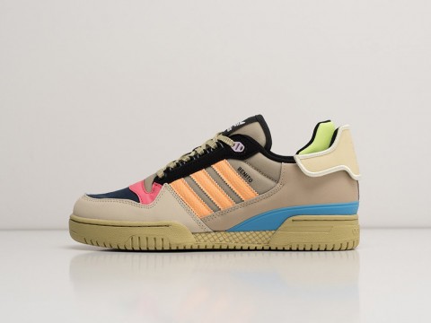 Adidas x Bad Bunny x Forum Powerhouse Sneakers Benito Sand / Acid Orange / Halo Gold