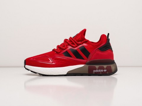 Кроссовки женские Adidas ZX 2K Boost WMNS красные (36-40 размер)