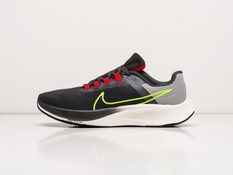 Мужские кроссовки Nike Air Zoom Pegasus 38 Grey / White / Volt / Red - фото