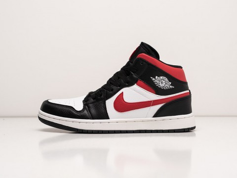 Nike Air Jordan 1 черные кожа мужские (40-45) Nike Air Jordan 1 черные кожа мужские (40-45)