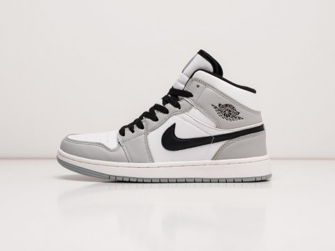 Женские кроссовки Nike Air Jordan 1 WMNS Grey / White / Black (36-40 размер)