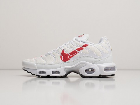 Nike Air Max Plus TN White / Red / Black артикул 24078