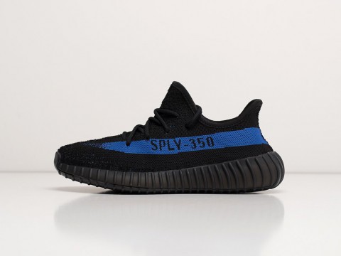 Adidas Yeezy 350 Boost v2 WMNS Dazzling Blue черные текстиль женские (36-40)