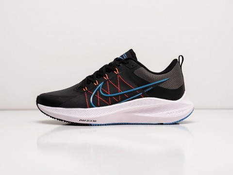 Мужские кроссовки Nike Zoom Winflo 8 Black / White (40-45 размер)
