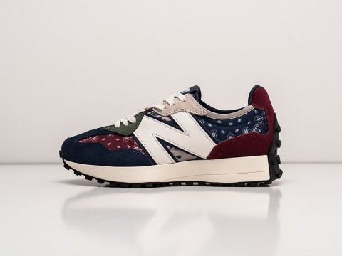 New Balance 327 WMNS Blue / Burgundy / White