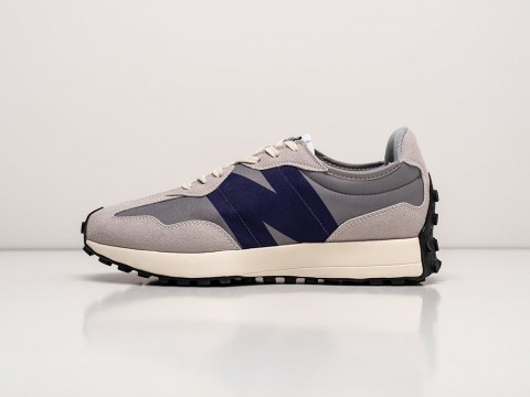 Мужские кроссовки New Balance 327 Grey / Blue / White (40-45 размер)