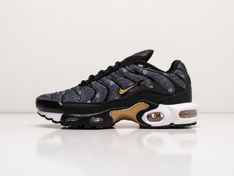 Nike Air Max Plus TN Grey / Black / White / Gold артикул 24293