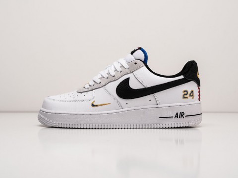 Nike Air Force 1 Low Ken Griffey Jr. and Sr. Swingman White / Lyon Blue / University Gold / Black артикул 24305