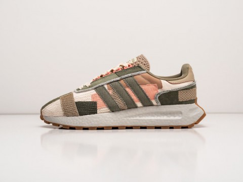 Мужские кроссовки Adidas Retropy E5 Brown / Green / Pink / White (40-45 размер)