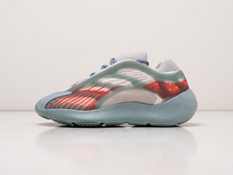 Мужские кроссовки Adidas Yeezy Boost 700 v3 Blue / White / Red (40-45 размер)