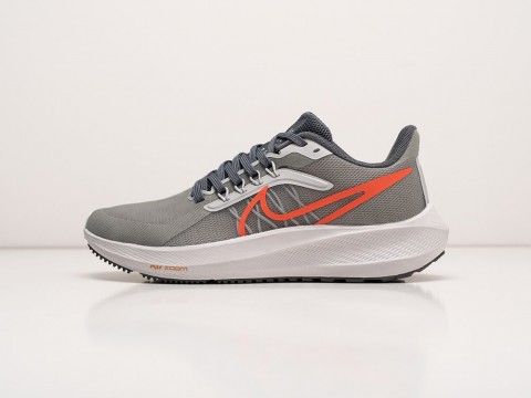Мужские кроссовки Nike Air Zoom Pegasus 39 Grey / White / Orange (40-45 размер)